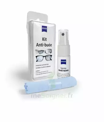 Zeiss Kit Spray Antibuée Fl/15ml + Tissu Microfibres à Les Arcs