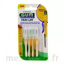 Gum Trav - Ler, 1,3 Mm, Manche Jaune , Blister 4 à Les Arcs