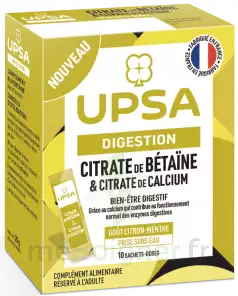 Upsa Citrate De Bétaïne & Citrate De Calcium Poudre 10 Sachets à Les Arcs
