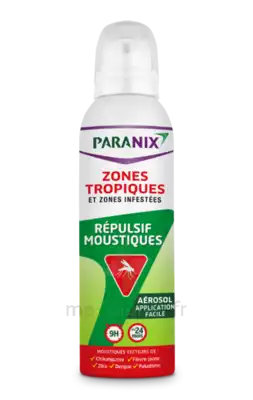Paranix Moustiques Lotion Zones Tropicales Aérosol/125ml à Les Arcs
