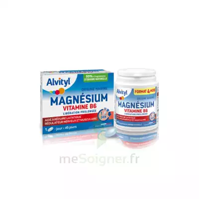 Alvityl Magnésium Vitamine B6 Libération Prolongée Comprimés Lp B/45 à Les Arcs